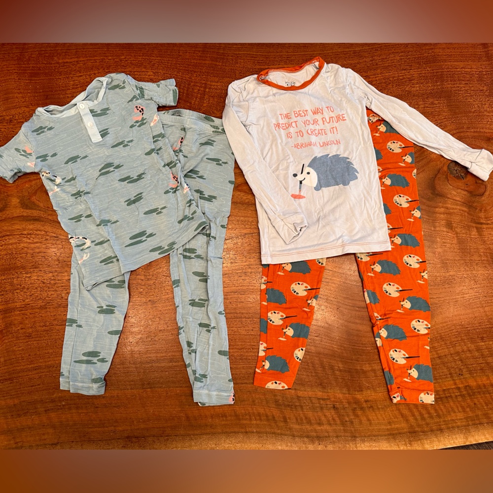Kickee Pajamas size 6 lot of two pairs